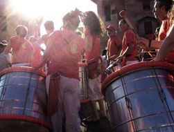 Foto della Caracca alla festa per la cultura 2013