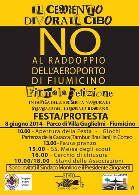 Il cemento divora il cibo - Fiumicino