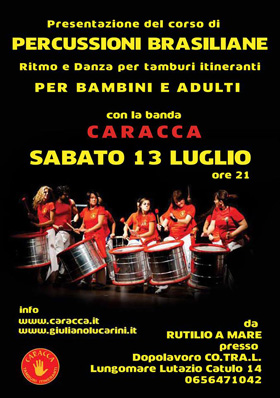 Presentazione del corso di percussioni