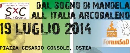 La Caracca al Mandela Day 2014 di Ostia