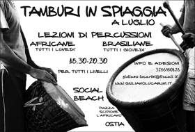 Tamburi in Spiaggia