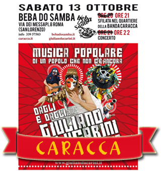 La Caracca al Beba do Samba per Giuliano Lucarini